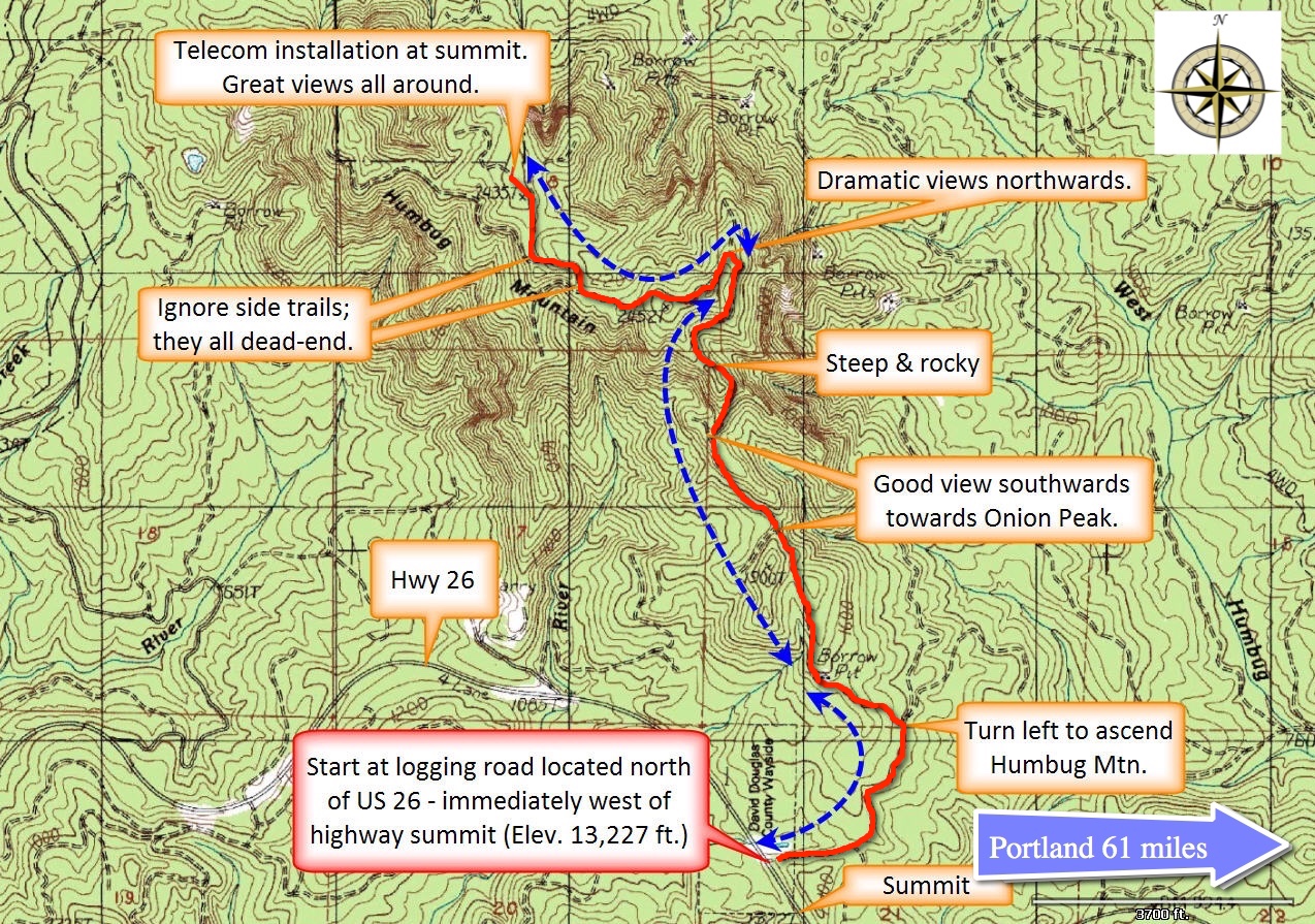 Humbug Mountain Ascent