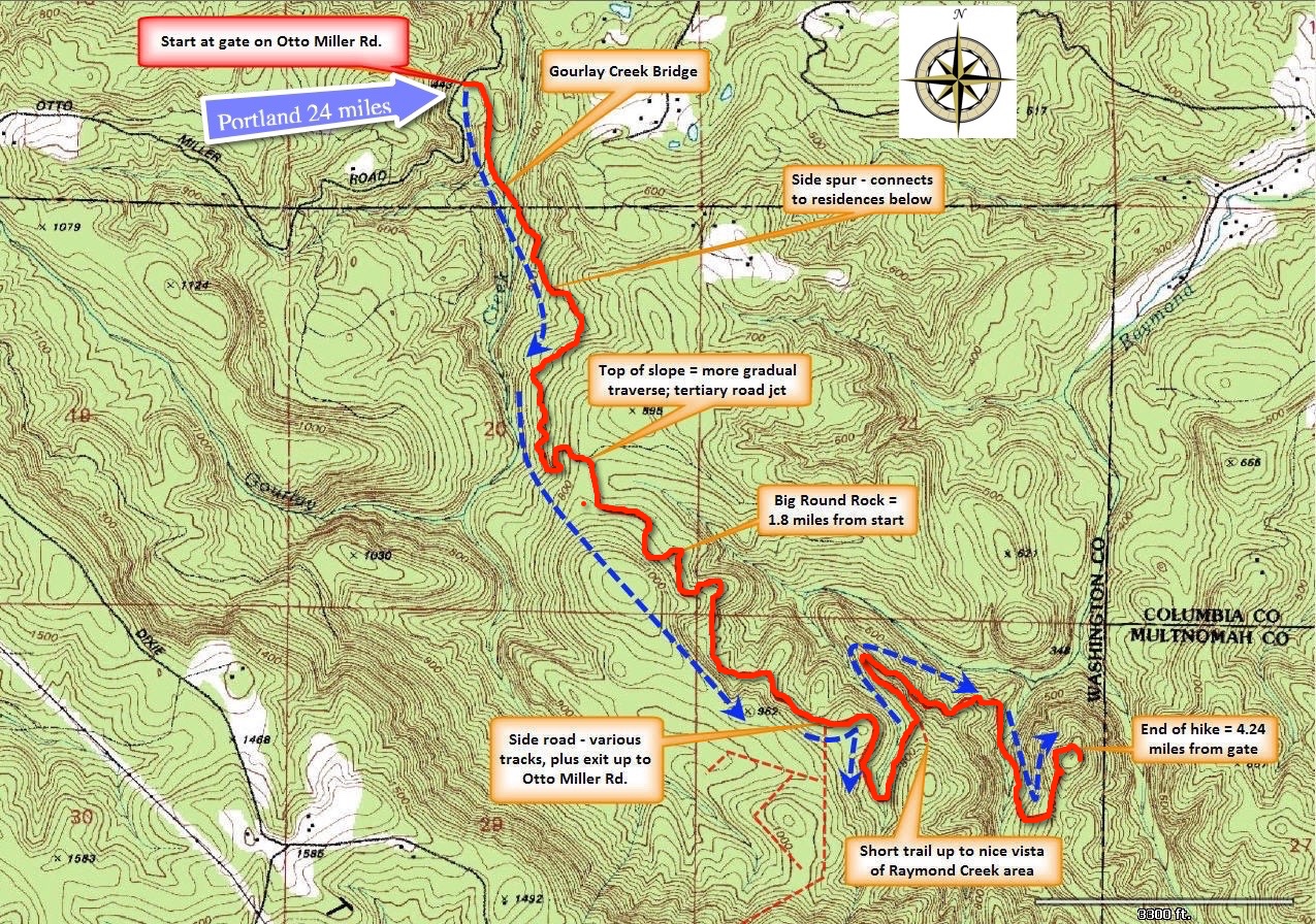 Chapter 4 Gourley Creek Grade-line Road.